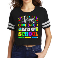 Happy 100 Days Of School 100th Math Equation Teacher Kids T Shirt Scorecard Crop Tee | Artistshot