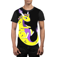 Nonbinary Dragon Lgbtq Nonbinary Pride Genderqueer Lgbt Graphic T-shirt | Artistshot