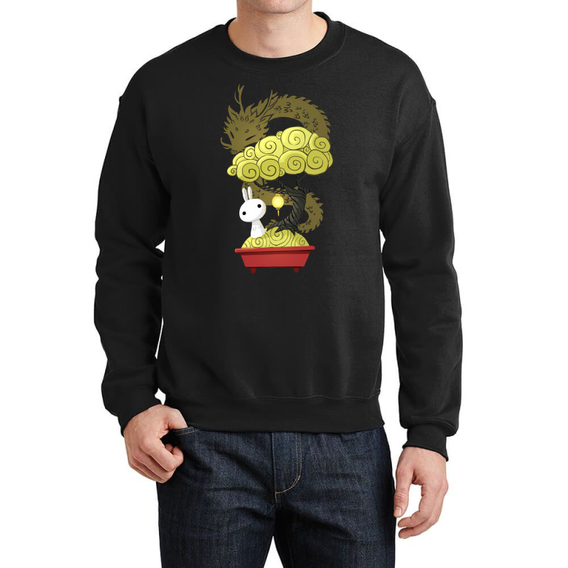 Bonsai Bunny 1 Crewneck Sweatshirt by libelsrandowl | Artistshot