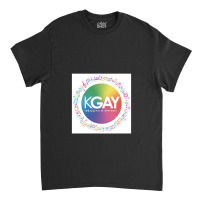 Kgay 106.5 Palm Springs Musical Notes Clothing Classic T-shirt | Artistshot