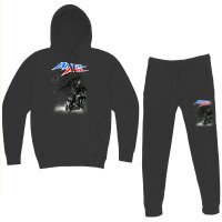 Africa Twin Crf 1000l Dark Style Hoodie & Jogger Set | Artistshot