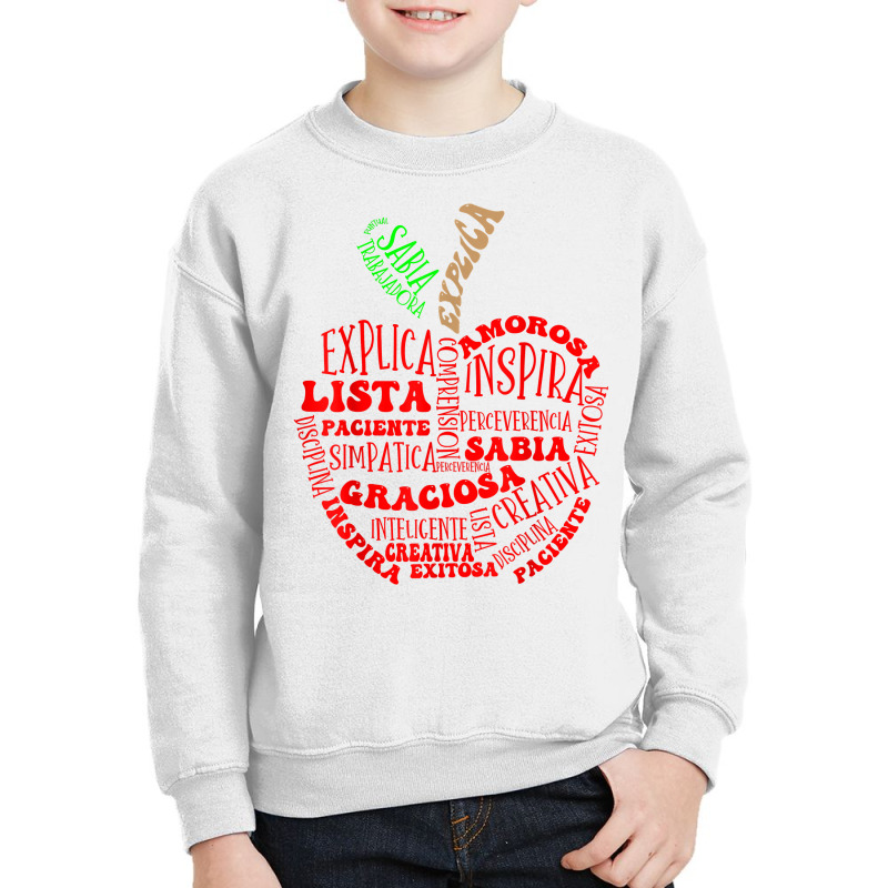 Spanish Bilingual Maestra Teacher T Shirt Youth Sweatshirt by benoirme | Artistshot