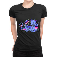 Omnisexual Dragon Omnisexual Pride Ladies Fitted T-shirt | Artistshot