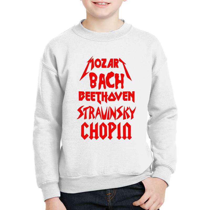 Style Classical Composers Youth Sweatshirt by saterseim | Artistshot