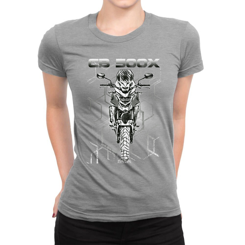 Cb 500x Comb Dark Style Ladies Fitted T-Shirt by tomedironuq | Artistshot