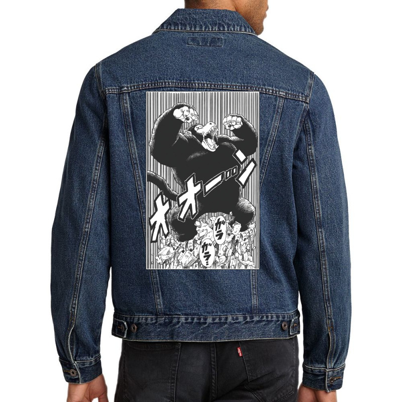 Fury Oozaru Men Denim Jacket by libelsrandowl | Artistshot