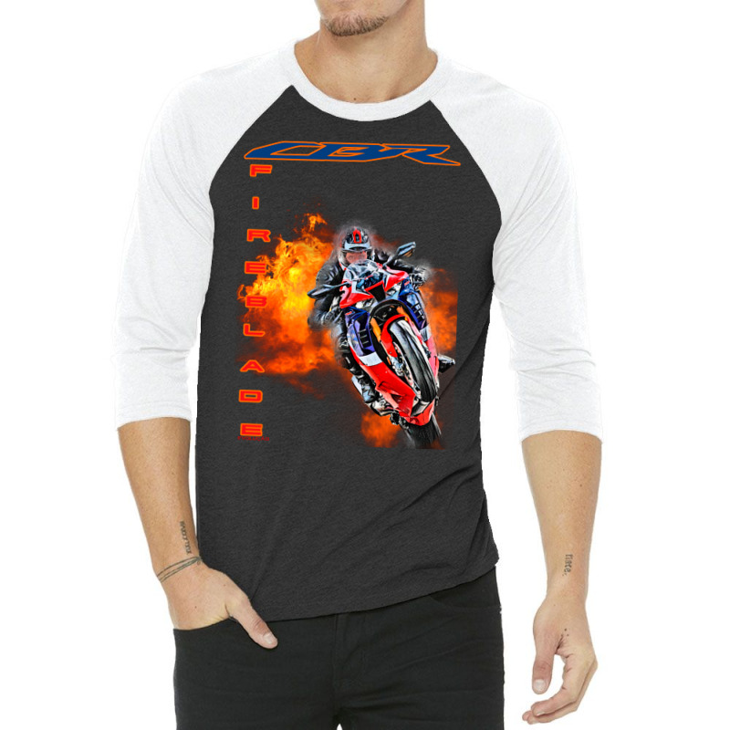 Cbr 1000rr R Fireblade 3/4 Sleeve Shirt | Artistshot