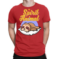 Funny And Cute Sleeping Sloth Spirit Animal T-shirt | Artistshot