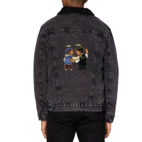 Xxxtentation Draw Cartoon Rip Legend Rap Friend 999 Unisex Sherpa-lined Denim Jacket | Artistshot