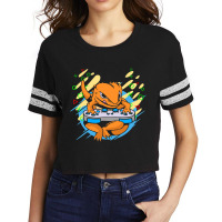 Pagona Bearded Dragon Gaming Console For Herpetologist Scorecard Crop Tee | Artistshot