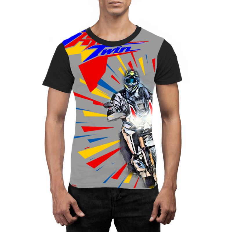 Copy Of Africa Twin Crf 1100l Big Trail Graphic T-shirt | Artistshot