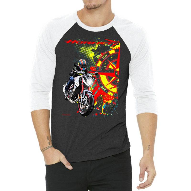 Copy Of Hornet Cb 750 Supernaked 3/4 Sleeve Shirt | Artistshot