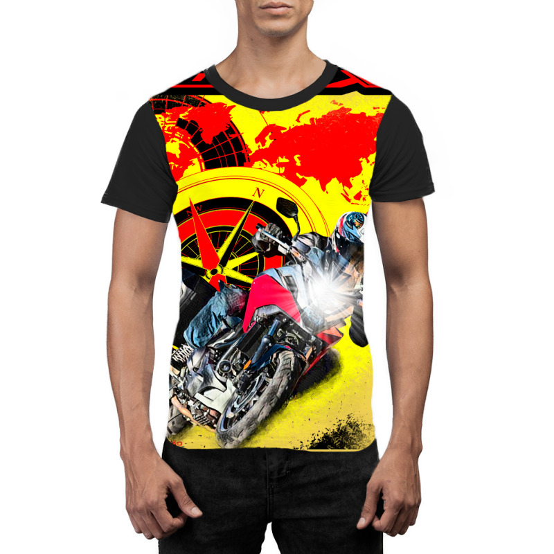 Copy Of Nc750x  2023 World Map Graphic T-shirt | Artistshot