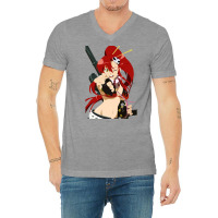 Gurren Lagann   Yoko Littner V-neck Tee | Artistshot