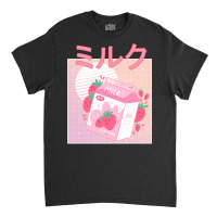 Japanese Aesthetics Kawaii Strawberry Milk Shake Classic T-shirt | Artistshot