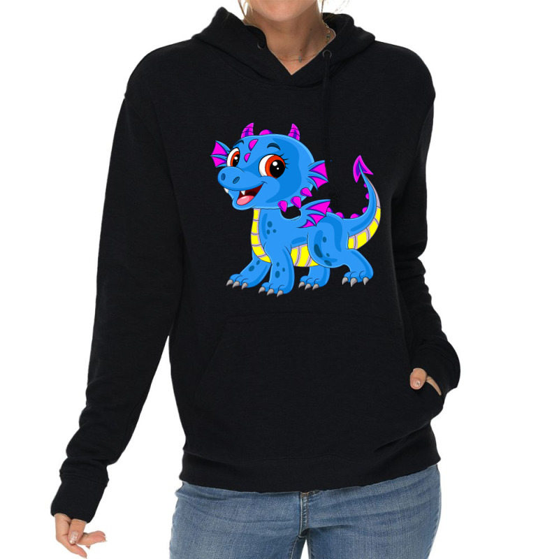 Pansexual Dragon Lgbt Pan Pride Cute Lgbtq Lightweight Hoodie by XAVIERESPREE | Artistshot