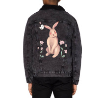 Sugar Sweet Bunny T Shirt Unisex Sherpa-lined Denim Jacket | Artistshot