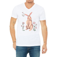 Sugar Sweet Bunny T Shirt V-neck Tee | Artistshot