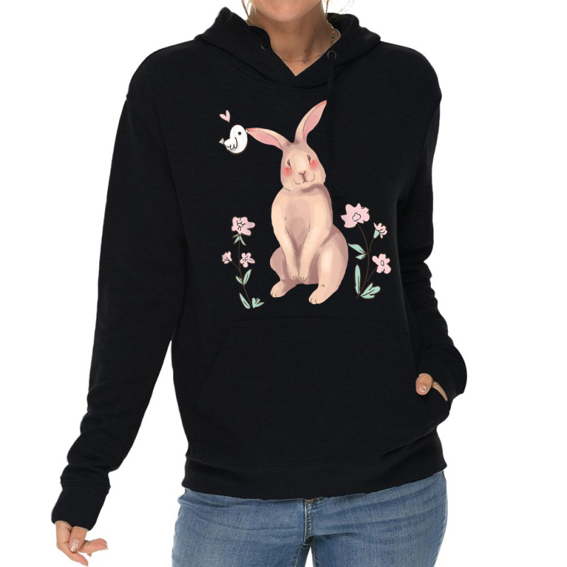 Sugar Sweet Bunny T Shirt Lightweight Hoodie | Artistshot