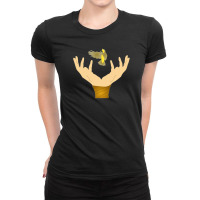 Imagine Hand Bird 1 Ladies Fitted T-shirt | Artistshot