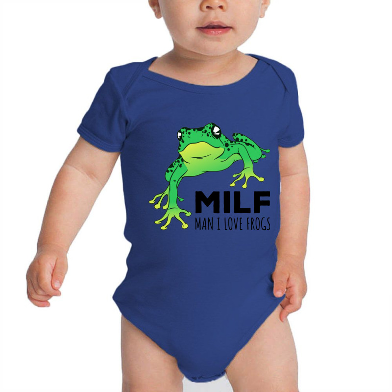 I Love Frogs Green Baby Bodysuit by saterseim | Artistshot