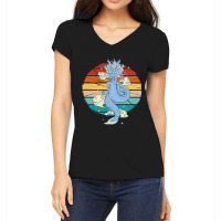 Vintage Magical Chinese Dragon Mythological Asian Dragon Women's V-neck T-shirt | Artistshot