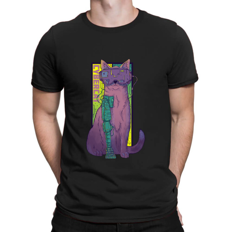 Cybercat T-shirt | Artistshot