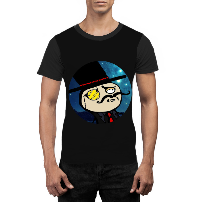 Monocle Guy Graphic T-shirt | Artistshot