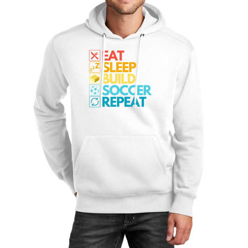 Master Builder Cute Block Building Soccer Vintage Unisex Hoodie | Artistshot