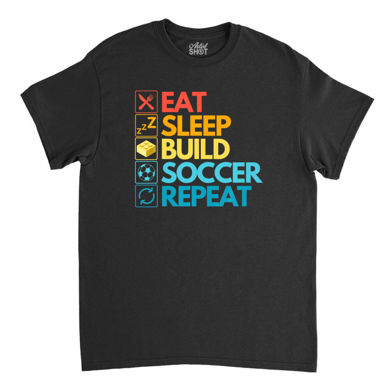 Master Builder Cute Block Building Soccer Vintage Classic T-shirt | Artistshot