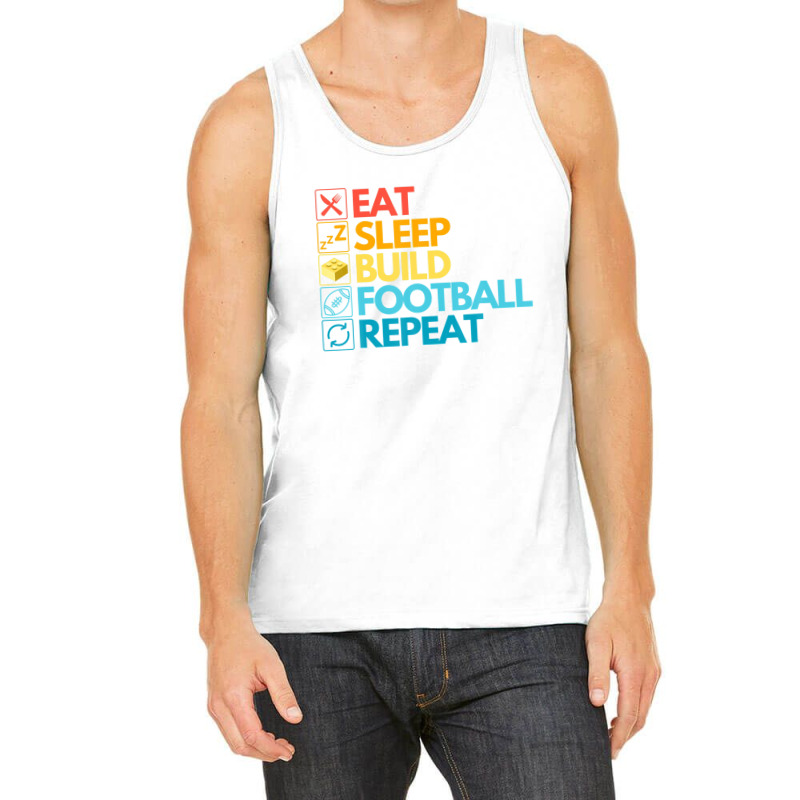 Master Builder Cute Block Building Football Vintage Tank Top | Artistshot