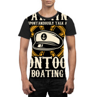 Talk About Pontoon Boating  Boat Captain Pontoon T Shirt Graphic T-shirt | Artistshot