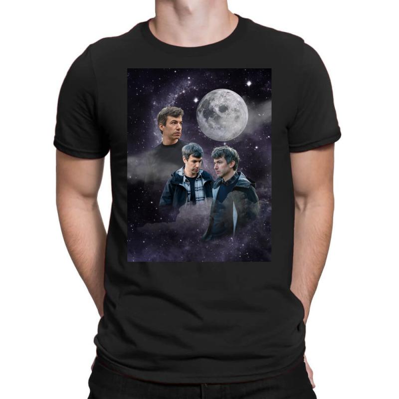 Nathan Fielder Dramatic Galaxy Wolf Print Style T-shirt | Artistshot