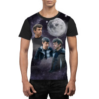 Nathan Fielder Dramatic Galaxy Wolf Print Style Graphic T-shirt | Artistshot