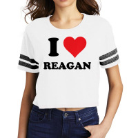 I Heart Reagan First Name I Love Personalized Stuff T Shirt Scorecard Crop Tee | Artistshot