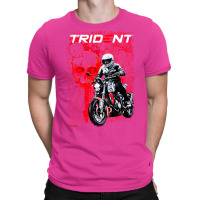 Trident Skull Red 660 T-shirt | Artistshot