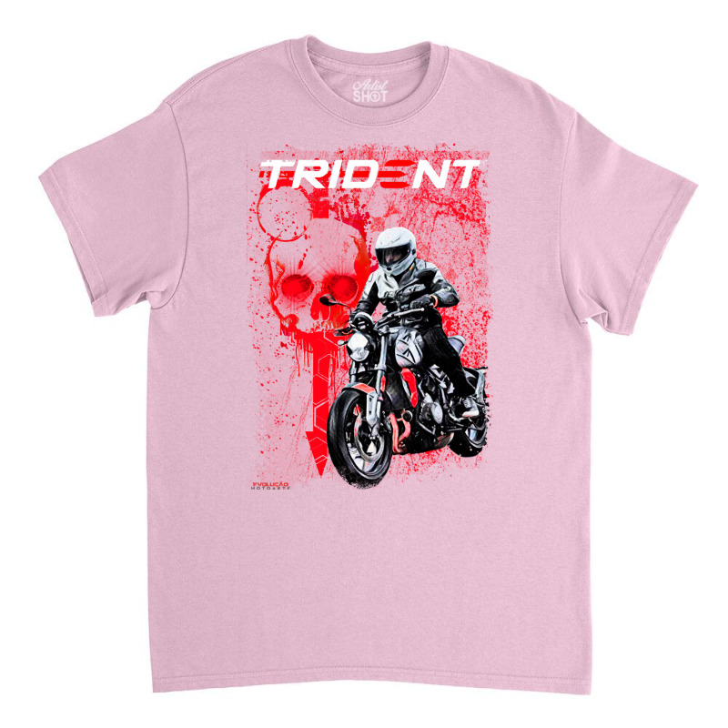 Trident Skull Red 660 Classic T-shirt | Artistshot