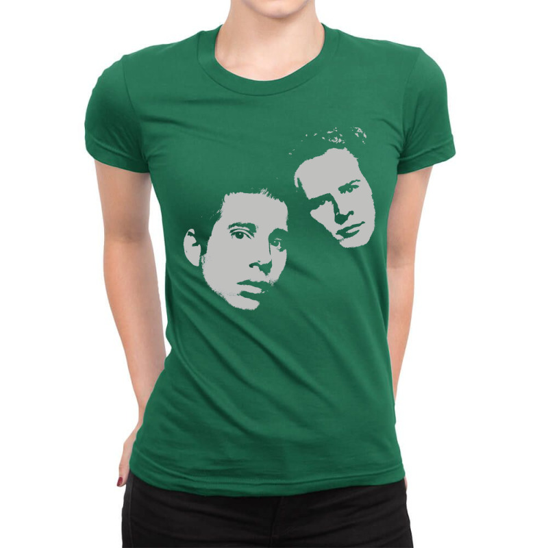 Simon & Garfunkel Tribute Ladies Fitted T-Shirt by tpimpflocke5 | Artistshot