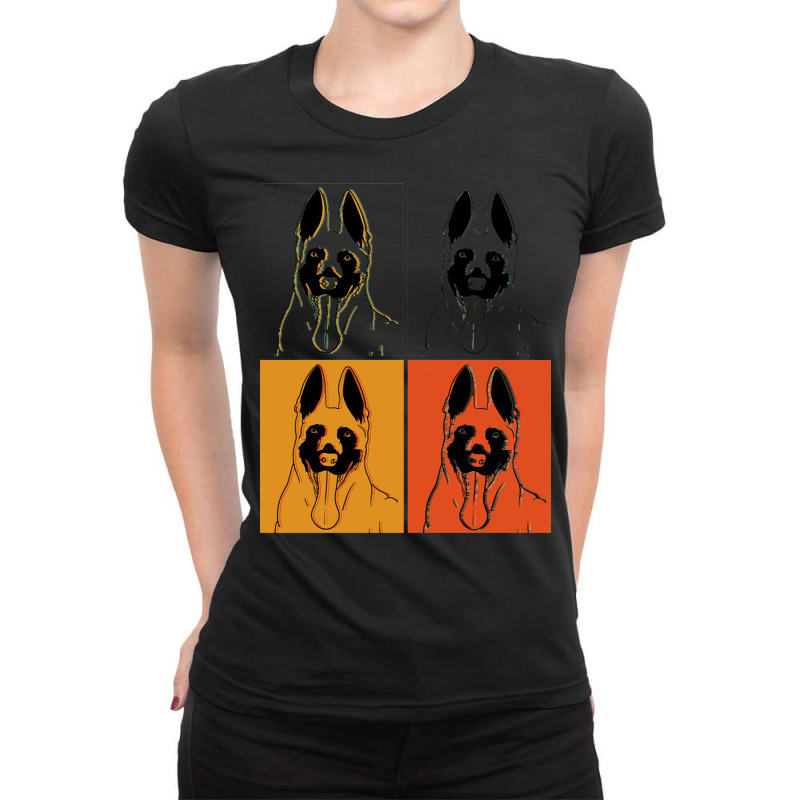 Malinois T  Shirt Belgian Malinois Dog Gift Idea T  Shirt Ladies Fitted T-Shirt by tremblayalbin995 | Artistshot