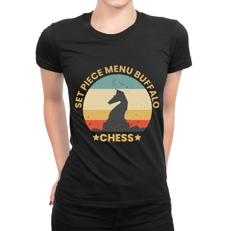 Hot Trend Vintage Retro Chess King Ladies Fitted T-shirt | Artistshot