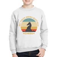 Hot Trend Vintage Retro Chess King Youth Sweatshirt | Artistshot