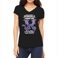 People Should Seriously Stop Expecting Normal From Me Dragon 1 Women's V-neck T-shirt | Artistshot