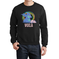 Voila The Last Unicorn Dragon Eaten Satire Fairy Tales Crewneck Sweatshirt | Artistshot