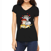 Pogona Bearded Dragon In Kawaii Style Reptiles Lizard Women's V-neck T-shirt | Artistshot