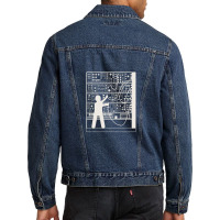 Modular Synthesizer Lover Men Denim Jacket | Artistshot