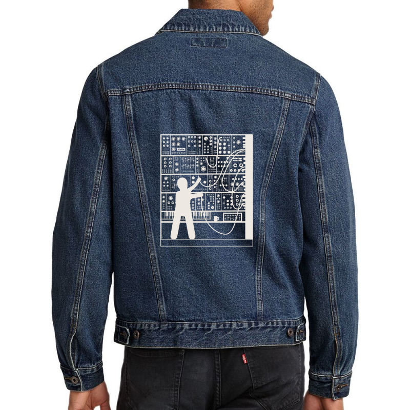 Modular Synthesizer Lover Men Denim Jacket | Artistshot