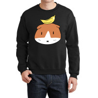 Banana Guinea Pig Face Crewneck Sweatshirt | Artistshot