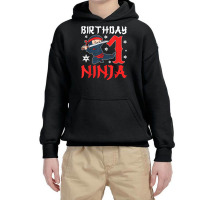 Little Ninja Kid One Years Old Boy 1st Natal Birthday Party T Shirt Youth Hoodie | Artistshot