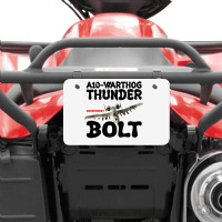 A10 Warthog Thunder Bolt For Light Atv License Plate | Artistshot