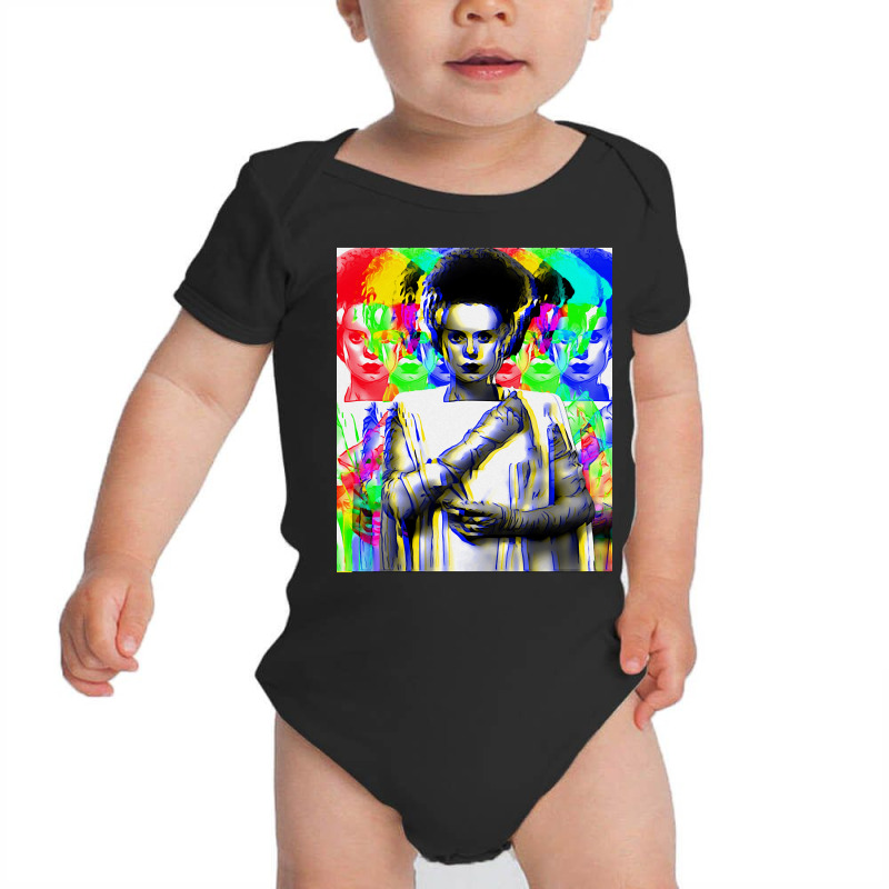 Trending Kaleidoscopic Bride Of Frankenstein Baby Bodysuit | Artistshot